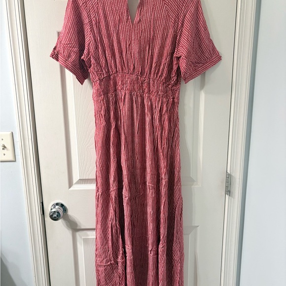 Hayden Red Patterned Dress - Picture 5 of 8